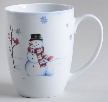 Building a Snowman Mug