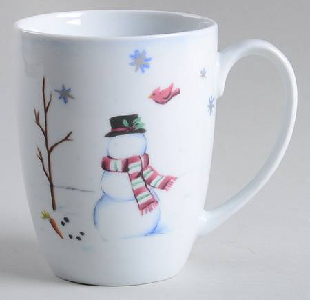 Building a Snowman Mug