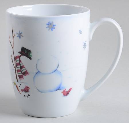 Building a Snowman Mug
