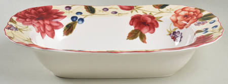 Splendor 11" Oval Vegetable Bowl