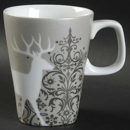 Silver Snowflake Mug