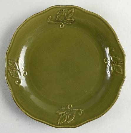 Montauk Olive Green Salad Plate