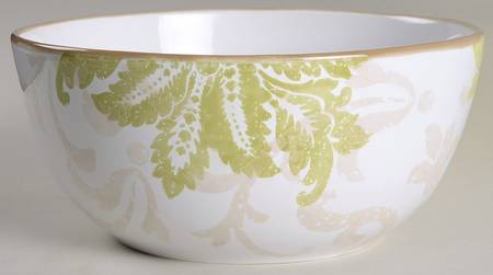 Garden Scroll 9" Round Serving Bowl
