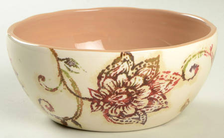 Floral Tapestry Soup/Cereal Bowl