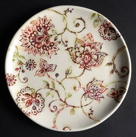 Floral Tapestry Salad Plate
