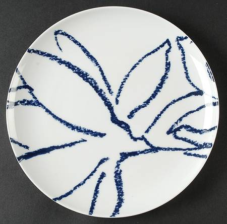 Artist Blue Salad Plate