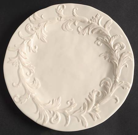 Embossed Floral Cream by Noble Excellence
