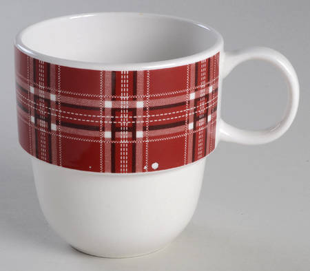 Crimson Accent Mug