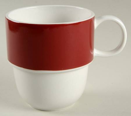 Crimson Accent Mug