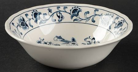 Ming Tree Blue (Fine Tableware Backstamp) Coupe Cereal Bowl