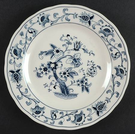 Ming Tree Blue (Fine Tableware Backstamp) Salad Plate by Nikko