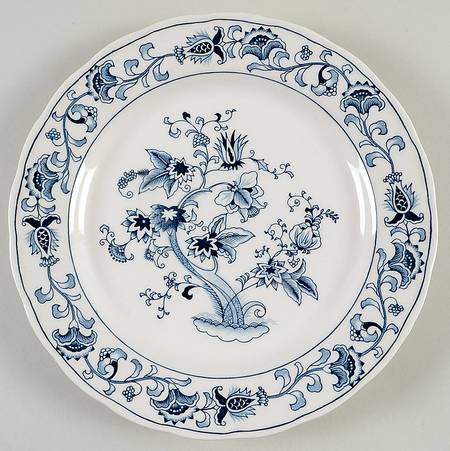 Ming Tree Blue (Fine Tableware Backstamp) Luncheon Plate