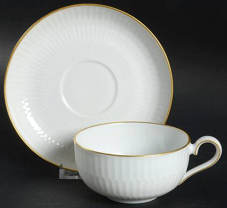 Ex257 Flat Cup & Saucer Set by Nymphenburg