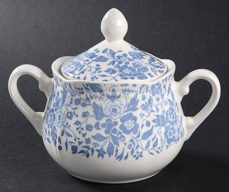Chintz Cornflower Blue Sugar Bowl & Lid