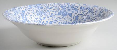 Chintz Cornflower Blue 9" Round Vegetable Bowl