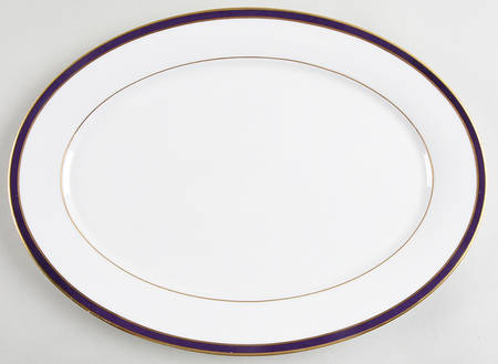 Annapolis Blue 16" Oval Serving Platter