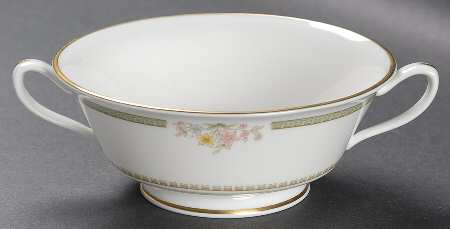 Enchanted Hour Footed Cream Soup Bowl