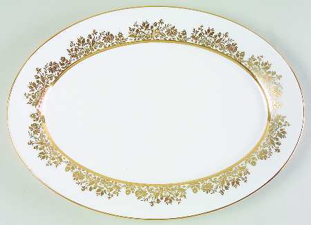 Golden Dawn 13" Oval Serving Platter