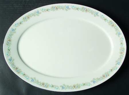 May Morn 16" Oval Serving Platter