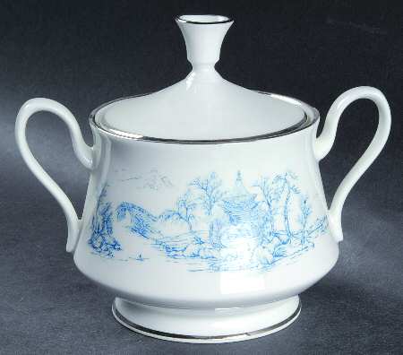 Mandarin Sugar Bowl & Lid