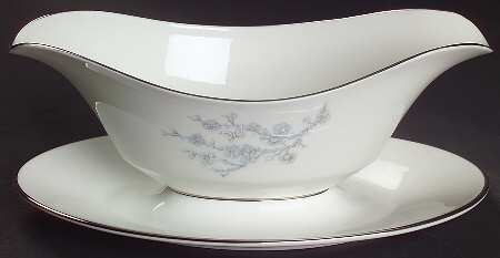 Twilight Dell Gravy Boat with Attached Underplate