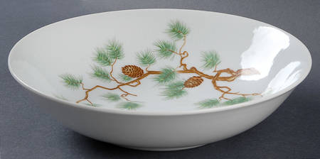 Rainier Pine 9" Round Vegetable Bowl