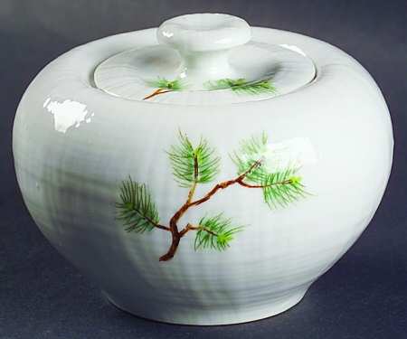 Rainier Pine Sugar Bowl & Lid
