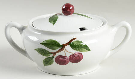 Cherry Gravy Boat & Lid
