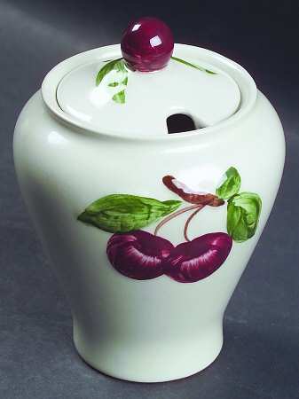 Cherry Mustard Jar & Lid