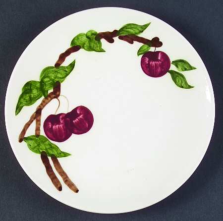 Cherry Bread & Butter Plate