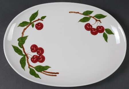 Cherry 14" Oval Serving Platter