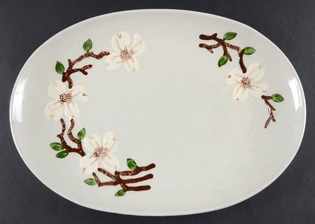 Dogwood 14" Oval Serving Platter