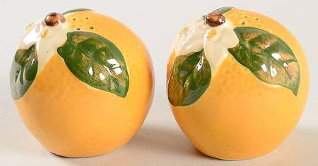 Orange Blossom Pinkish Beige Salt & Pepper Set by Orchard