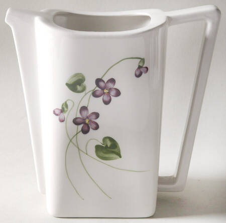 Wood Violet Square Coffee Pot No Lid