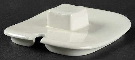 Wood Violet Square Lid for Gravy Boat