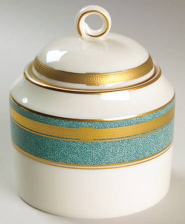 Baronesse Teal Sugar Bowl & Lid