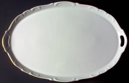 Dresden Gold 16" Oblong Handled Tray