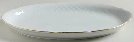 Dresden Gold 12" Oval Serving Platter