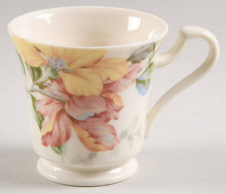 English Tapestry Footed Cup
