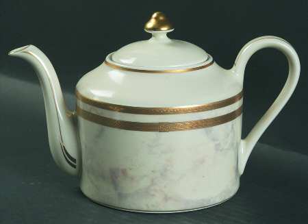 Ivory Travertine Teapot & Lid
