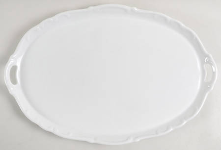 Old Dresden 17" Oval Handled Tray