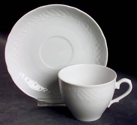 Old Dresden Flat Cup & Saucer Set