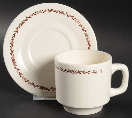 OXF13 (BRAZIL) Flat Cup & Saucer Set