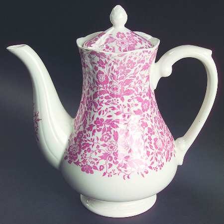 Chintz Dusty Rose Coffee Pot & Lid