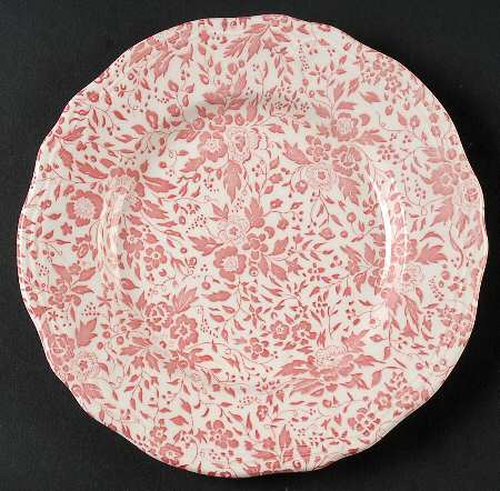 Chintz Dusty Rose Salad Plate