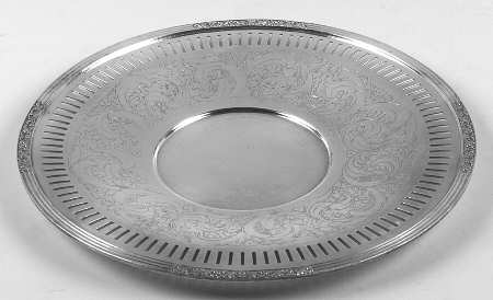 Coronation (Silverplate, Hollowware) 12" Sandwich Plate