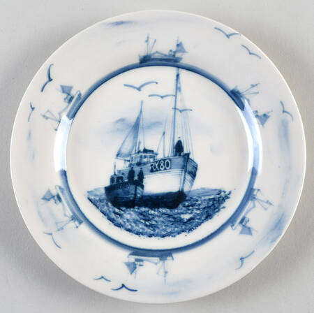 Nautical Salad Plate