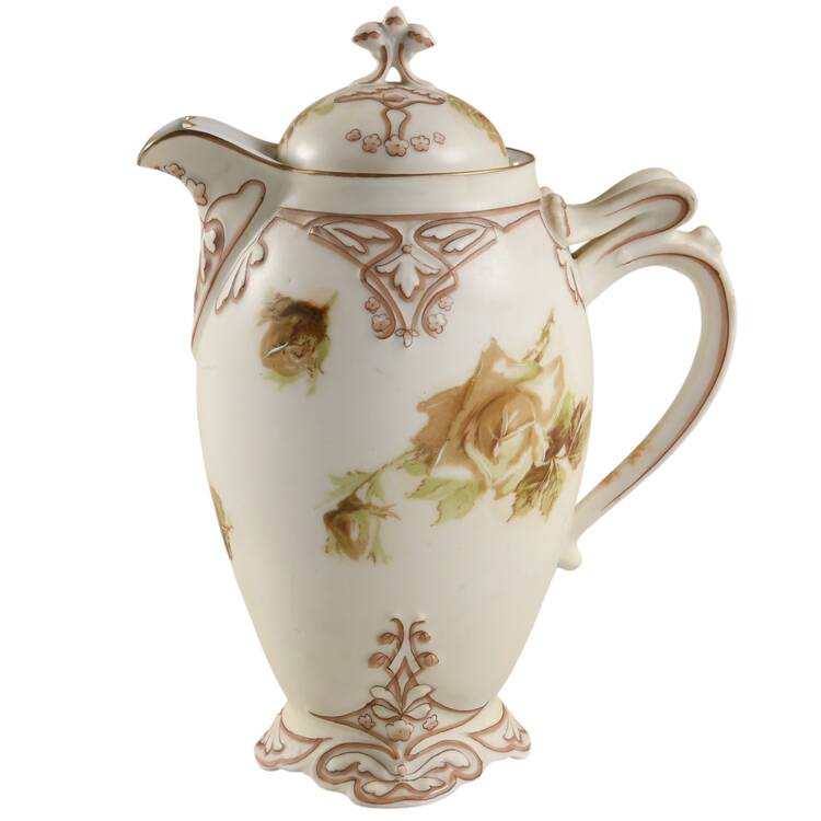 16 (Clarion Shape) Chocolate Pot & Lid