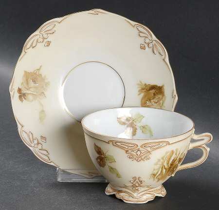 16 (Clarion Shape) Footed Cup & Saucer Set