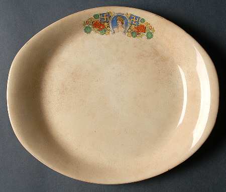 OWE14 11" Oval Serving Platter by Edward J Owen China